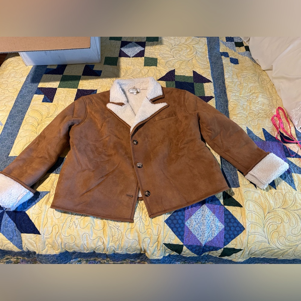 RIHOAS Faux Shearling Jacket